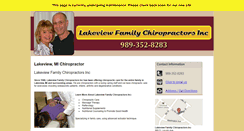 Desktop Screenshot of lakeviewfamilychiropractors.com