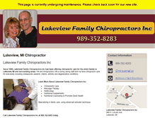 Tablet Screenshot of lakeviewfamilychiropractors.com